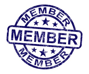 Member Stamp Shows Membership Registration And Subscribing